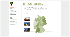 Desktop Screenshot of blag-klina.de